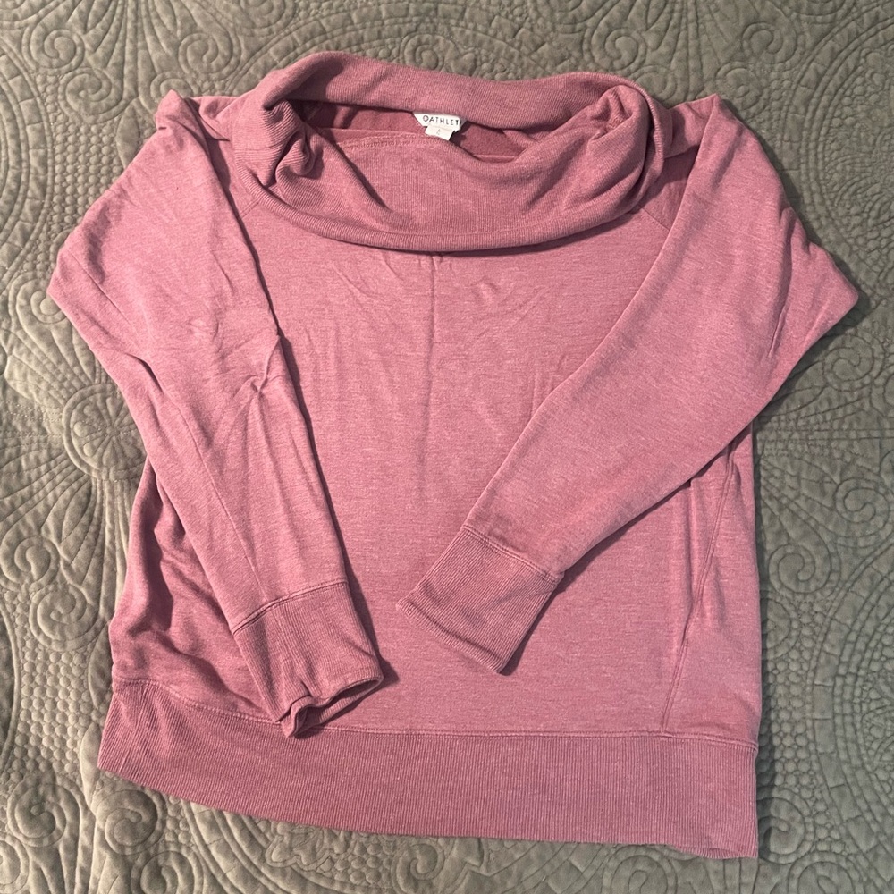 Athleta Pink Tunic with Cowl Neck, NWOT